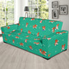 Basenji Pattern Print Design 02 Sofa Slipcover