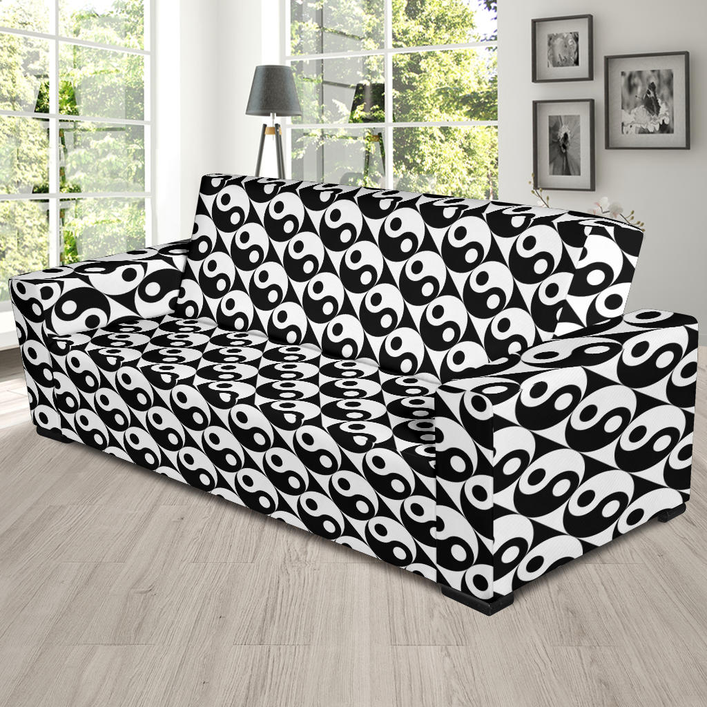 Yin Yang Print Design LKS304 Sofa Slipcover