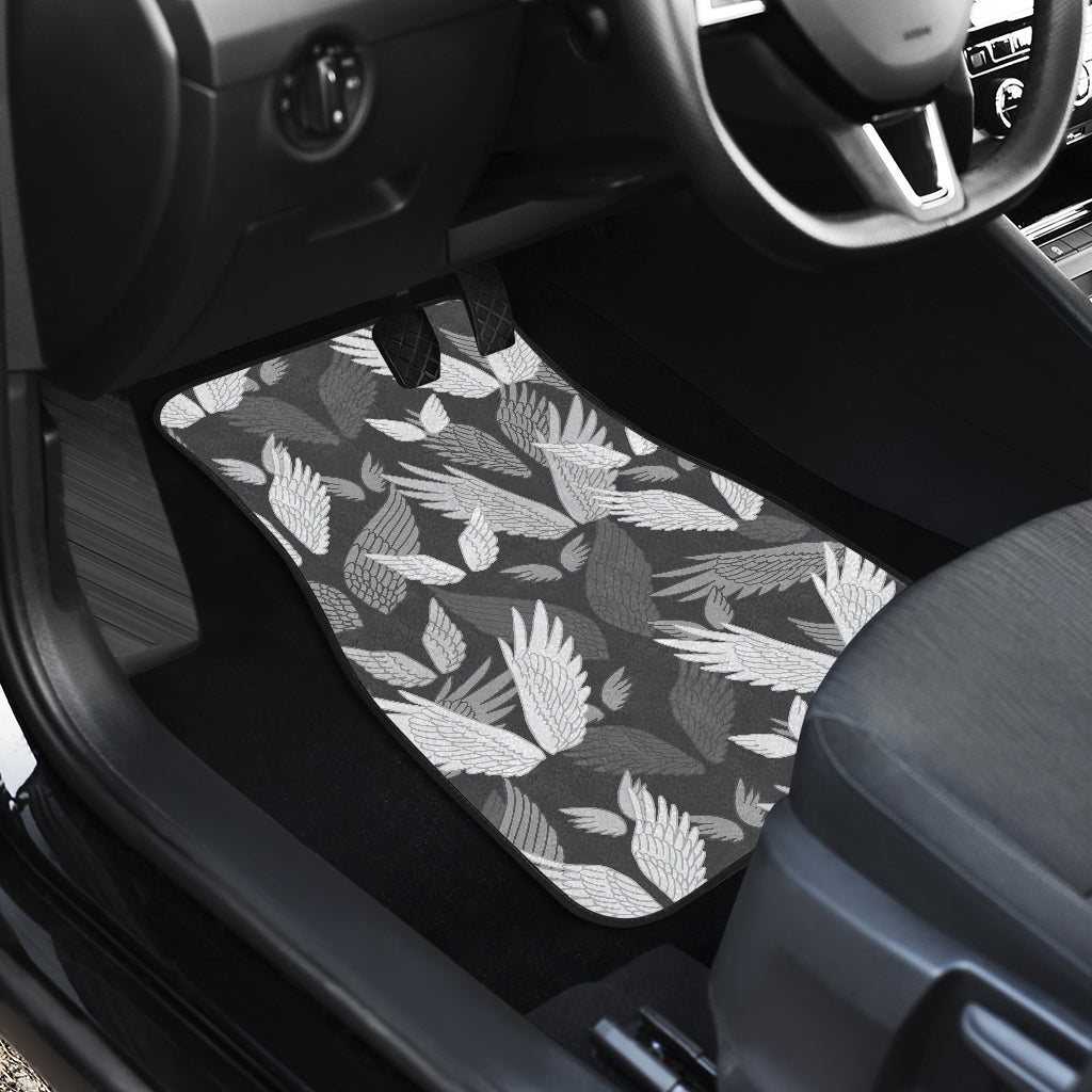 Angel Wings Pattern Design Themed Print Car Floor Mats Front Back