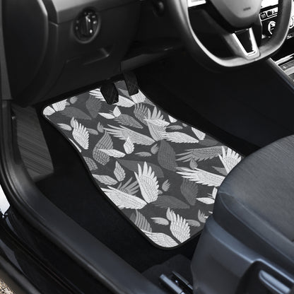 Angel Wings Pattern Design Themed Print Car Floor Mats Front Back