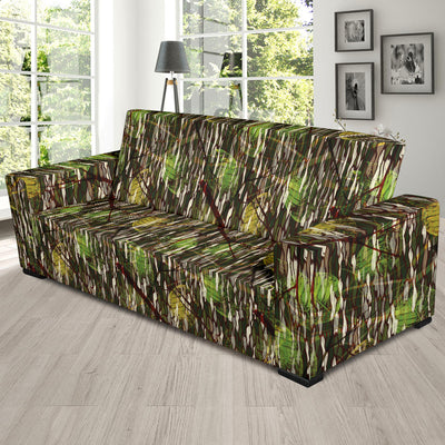 Camouflage Realtree Pattern Print Design 02 Sofa Slipcover