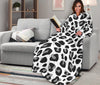 Snow Leopard Skin Print  Adult Sleeve Blanket