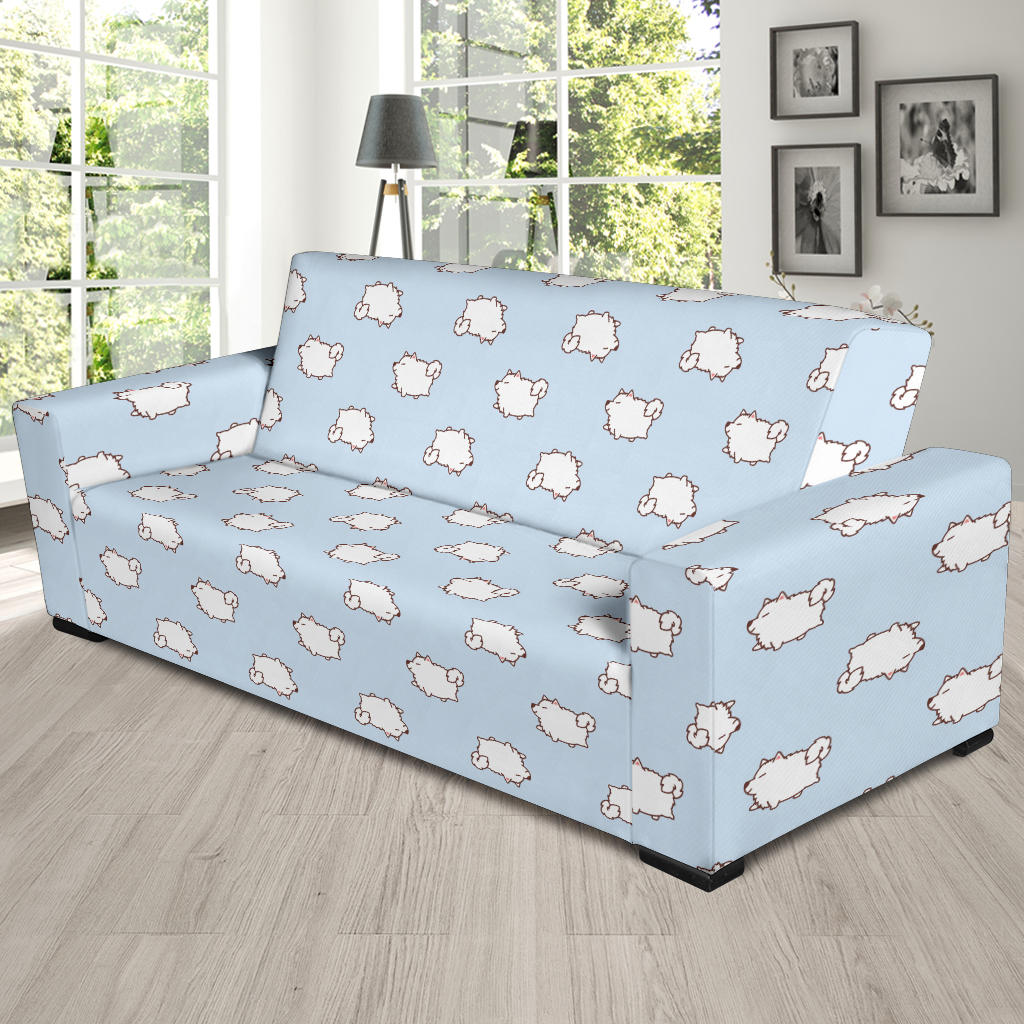 Samoyeds Print Design LKS301 Sofa Slipcover