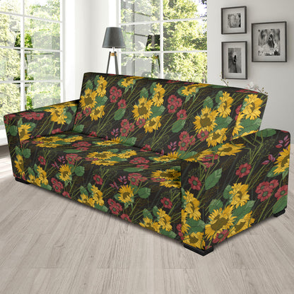 Sunflower Print Design LKS303 Sofa Slipcover