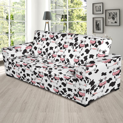 Cow Pattern Print Design 02 Sofa Slipcover