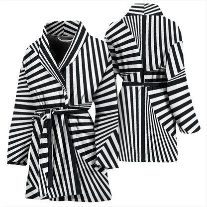 Vortex Print Design LKS302 Women Bathrobe