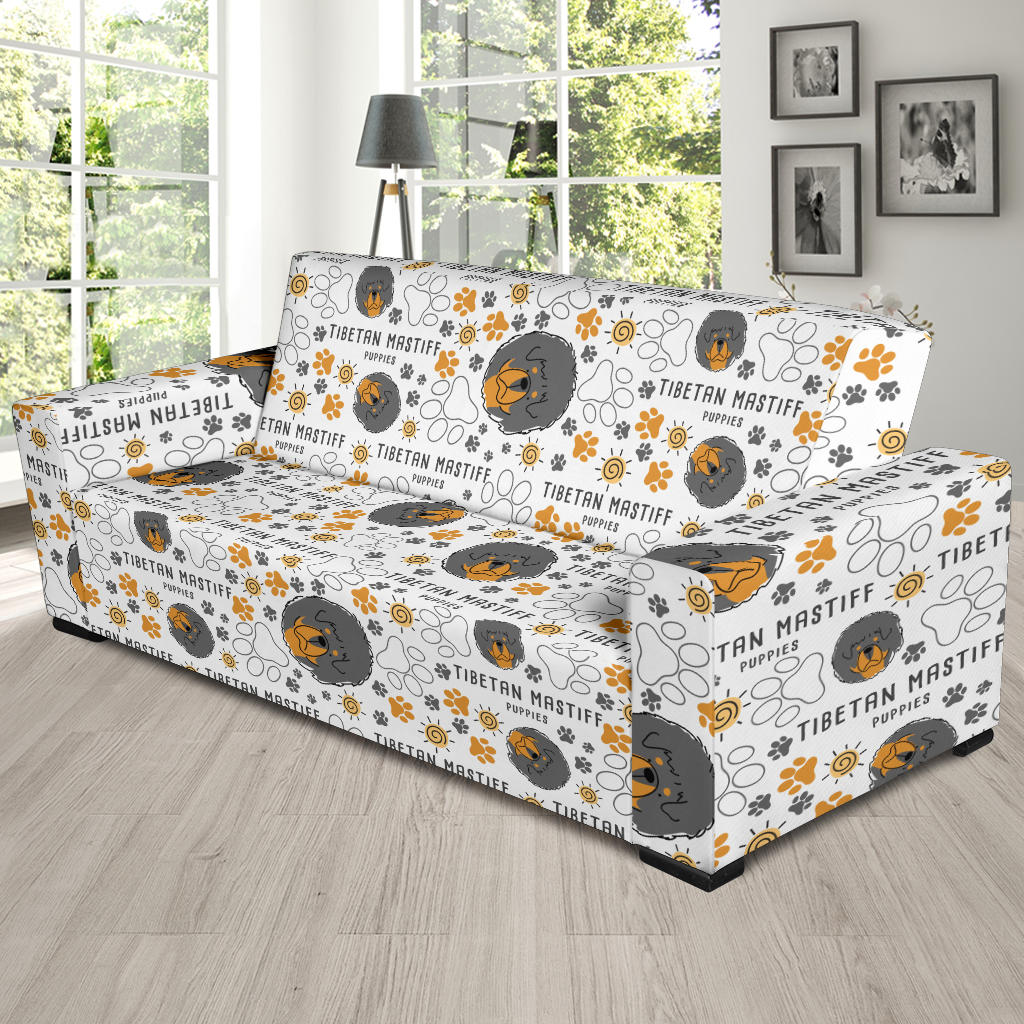 Tibetan Mastiffs Print Design LKS302 Sofa Slipcover