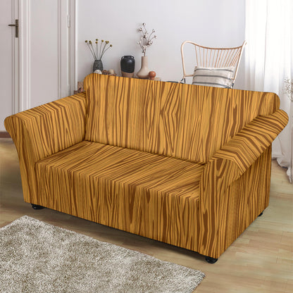 Wood Texture Print Design LKS301 Loveseat Couch Slipcover