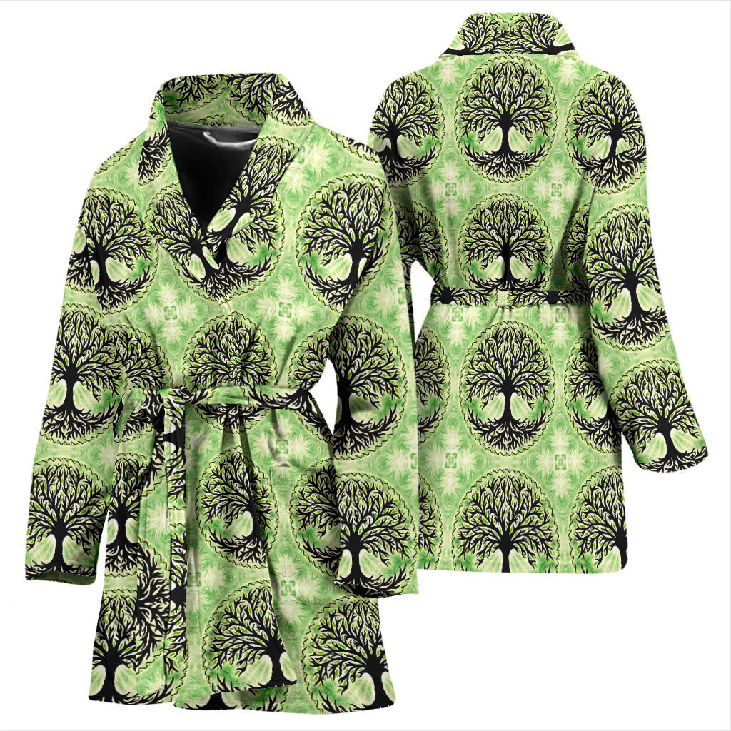 Celtic Pattern Print Design 010 Women Bathrobe