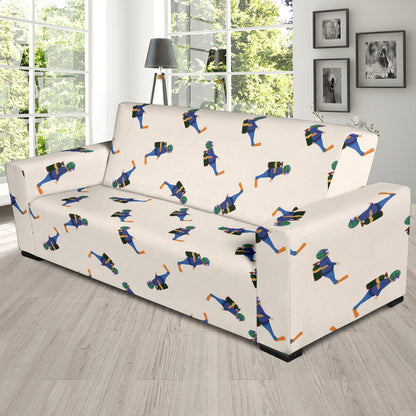 Scuba Driver Print Design LKS301 Sofa Slipcover