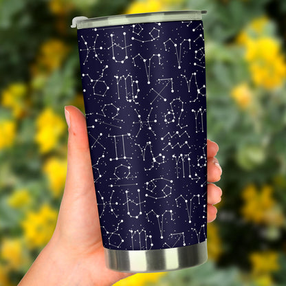 Zodiac Pattern Design Print Tumbler