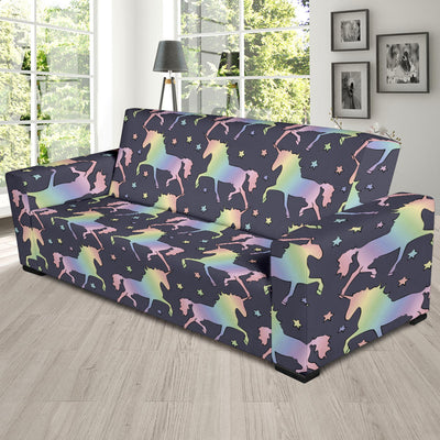 Rainbow Pattern Print Design A05 Sofa Slipcover