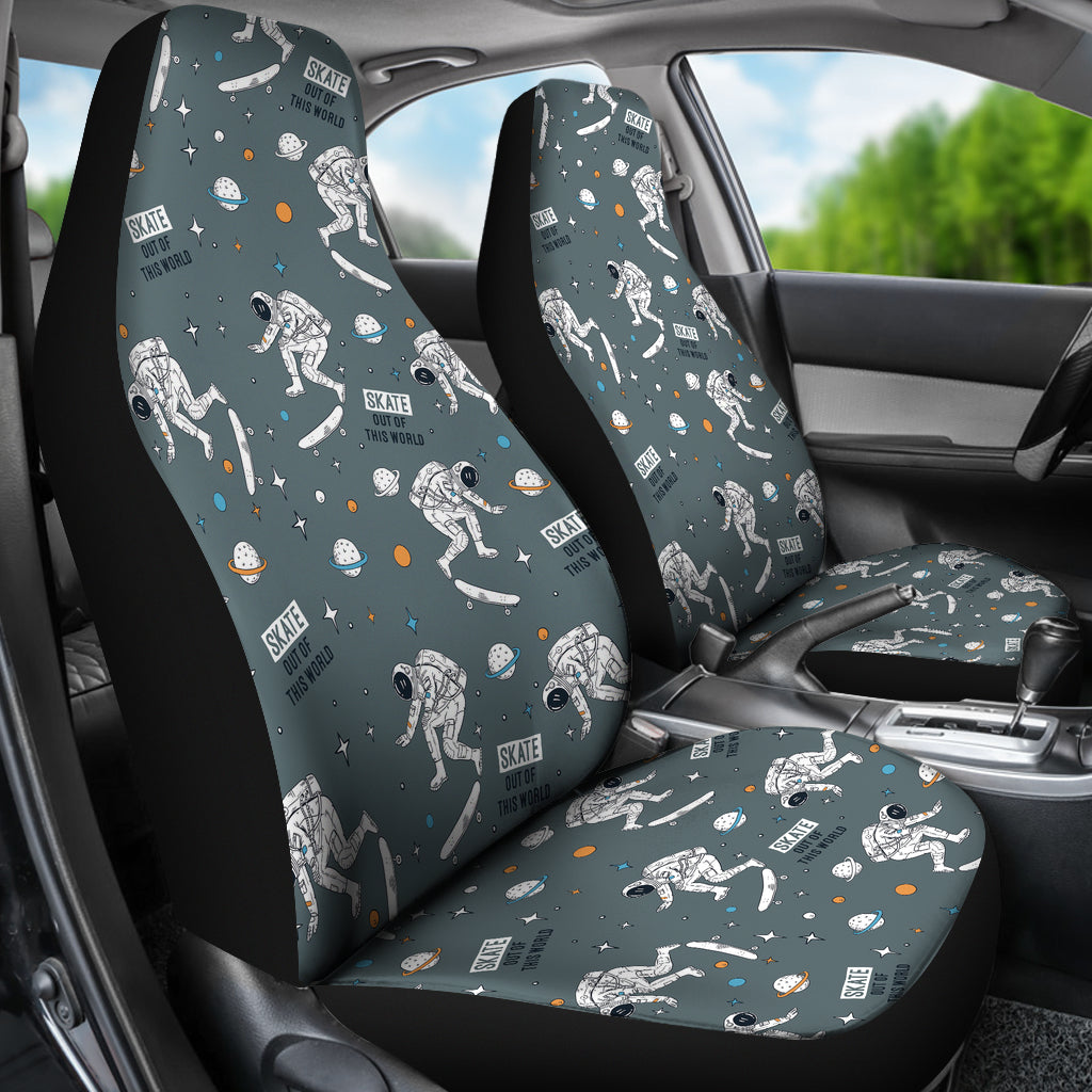 Skateboard Print Design LKS306 Car Seat Covers