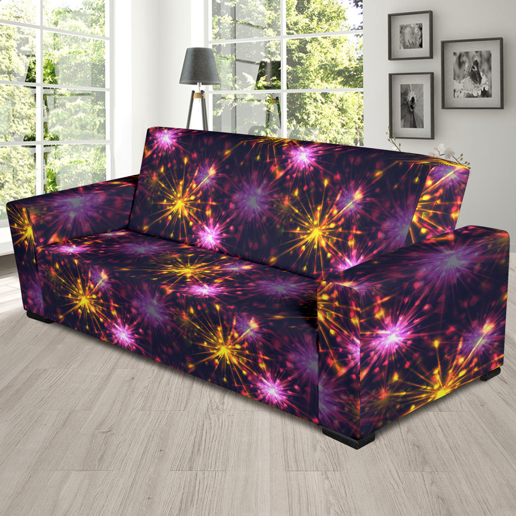 Firework Print Design LKS303 Sofa Slipcover