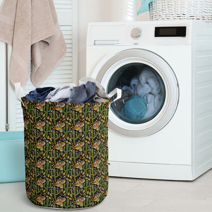 Western Style Print Laundry Basket