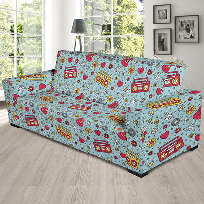 Hippie Print Design LKS307 Sofa Slipcover