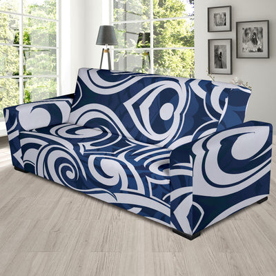 Maori Pattern Print Design 01 Sofa Slipcover