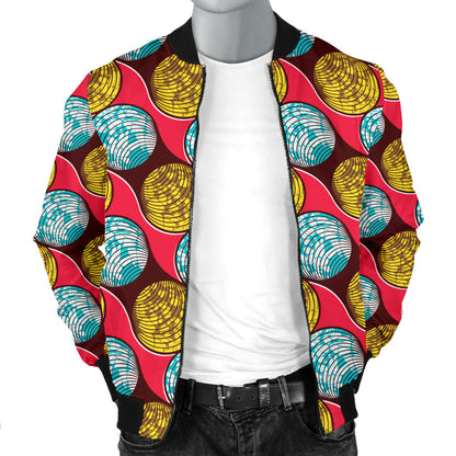 African Fashion Print Pattern Men Bomber Jacket