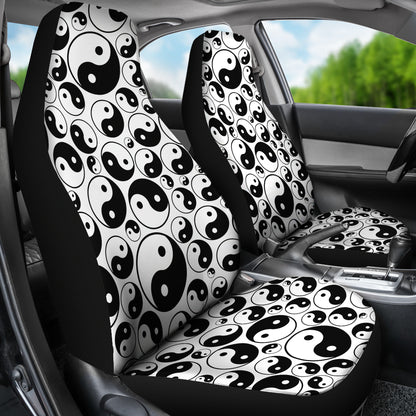 Yin Yang Print Design LKS302 Car Seat Covers