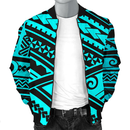 Polynesian Tribal Men Bomber Jacket