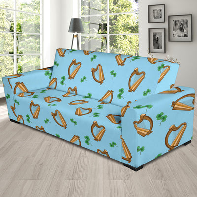 Harp Pattern Print Design 01 Sofa Slipcover