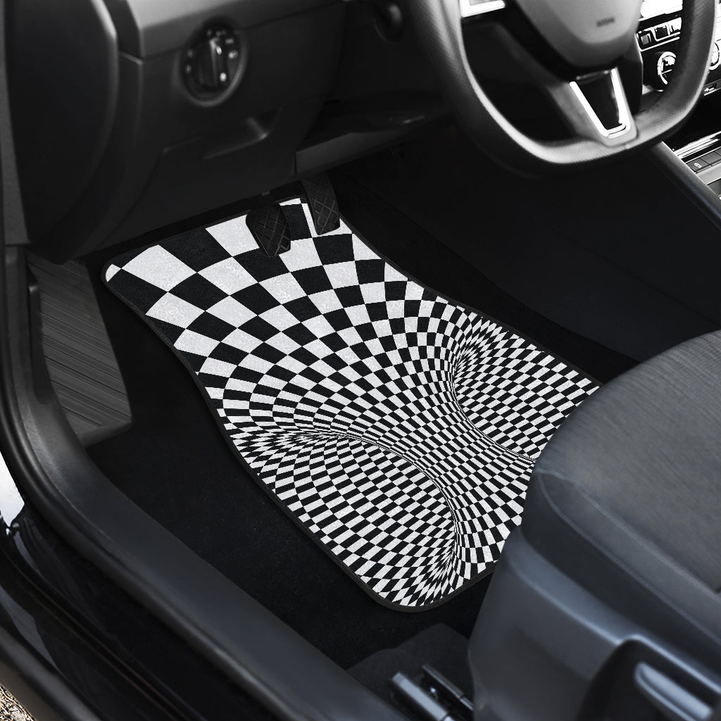 Optical illusion Projection Torus Car Floor Mats Front Back