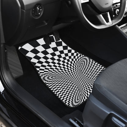 Optical illusion Projection Torus Car Floor Mats Front Back