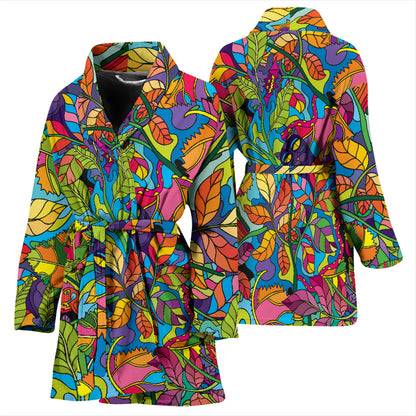 Trippy Print Design LKS301 Women Bathrobe