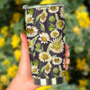 Daisy Vintage Print Pattern Tumbler