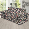 Butterfly Flower Pattern Print Design 07 Sofa Slipcover