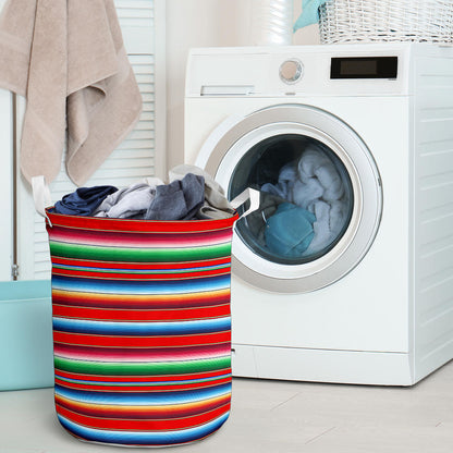 Serape Print Laundry Basket