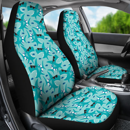 Shark Cute Print Design LKS302 Car Seat Covers