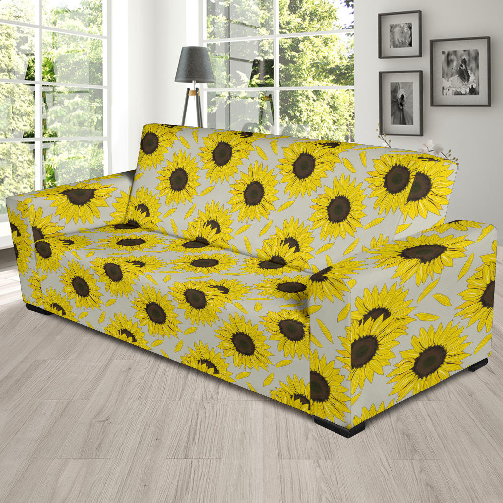 Sunflower Print Design LKS309 Sofa Slipcover