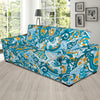 Funky Retro Pattern Print Design A03 Sofa Slipcover