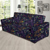 Cocktail Pattern Print Design 04 Sofa Slipcover