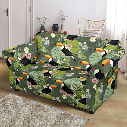 Toucan Print Design LKS304 Loveseat Couch Slipcover