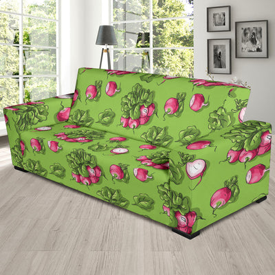 Radish Pattern Print Design A05 Sofa Slipcover