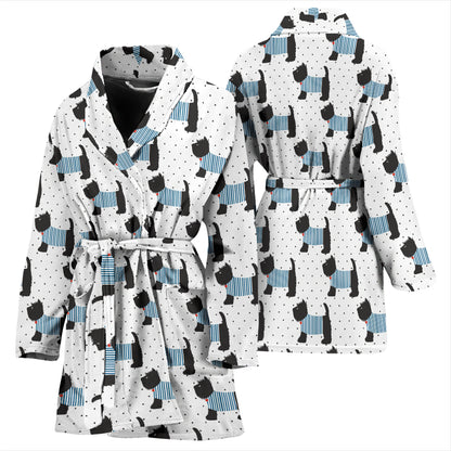 Scottish Terriers Print Design LKS3012 Women Bathrobe