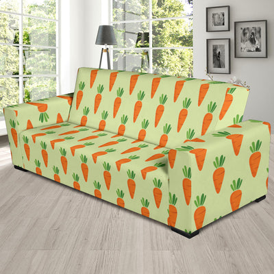 Carrot Pattern Print Design 02 Sofa Slipcover