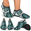 Tropical Palm Leaves Pattern Aqua Water Shoes