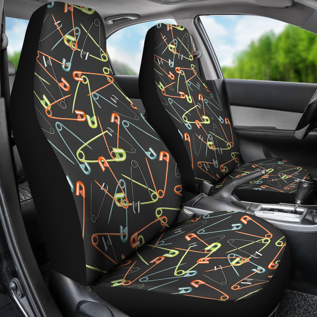 Safety Pin Print Design LKS301 Car Seat Covers