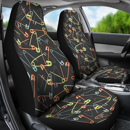 Safety Pin Print Design LKS301 Car Seat Covers