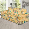 Aries Zodiac Pattern Print Design 03 Sofa Slipcover