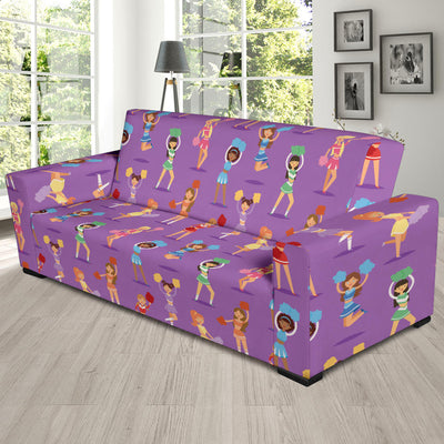 Cheerleader Pattern Print Design 02 Sofa Slipcover