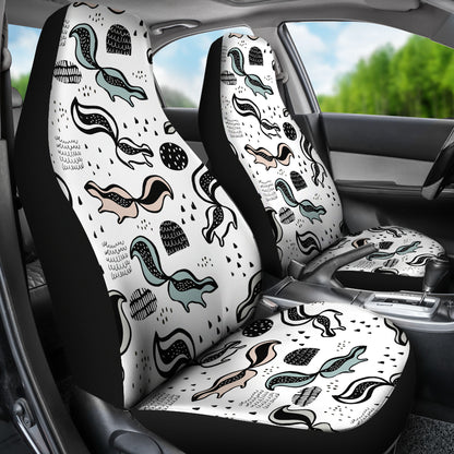 Skunk Print Design LKS303 Car Seat Covers