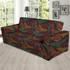 Bat Tribal Pattern Print Design 03 Sofa Slipcover