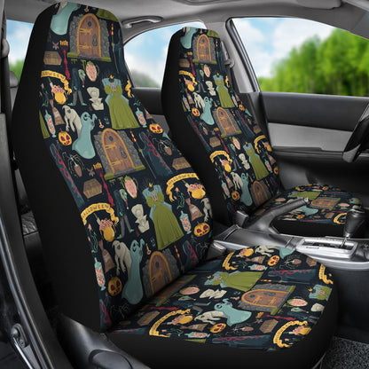 Creepy Halloween Print Design LKS304 Car Seat Covers
