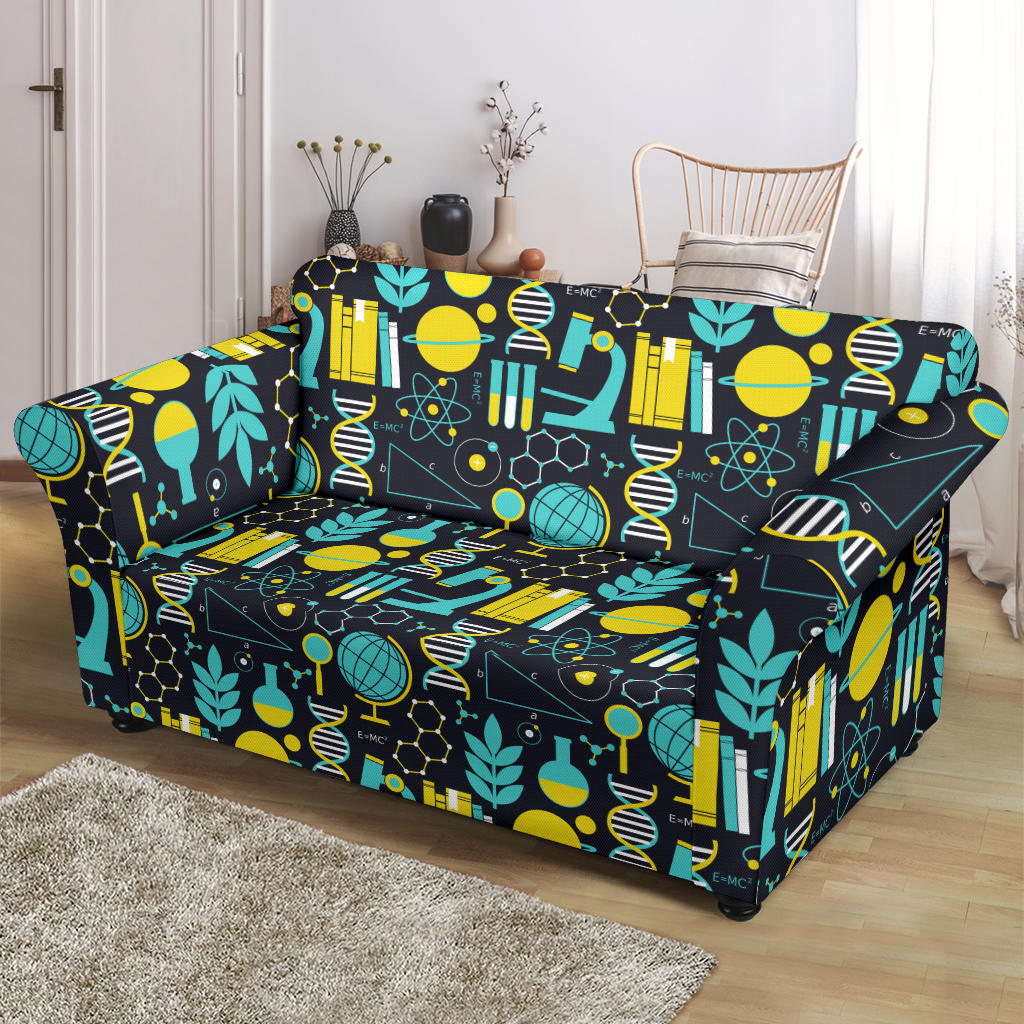 Science Print Design LKS301 Loveseat Couch Slipcover