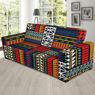 Kente Pattern Print Design 02 Sofa Slipcover