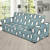 Penguin Pattern Print Design A02 Sofa Slipcover